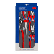 KNIPEX Set di pinze ''Basic'' con inserto in materiale espanso-3