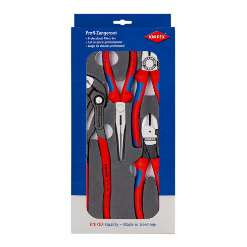 KNIPEX Set di pinze ''Basic'' con inserto in materiale espanso