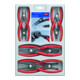 KNIPEX Set Pinza di precisione per anelli di sicurezza 00 20 04 SB, 295mm-1