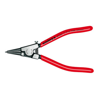 Knipex Sicherungsringzange schwarz atramentiert mit Kunststoff überzogen 140mm Wellendurchmesser 4-7mm