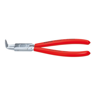 Knipex Sicherungsringzange verchromt mit Kunststoff überzogen 225mm Bohrungsdurchmesser 40-100mm 90°gewinkelt