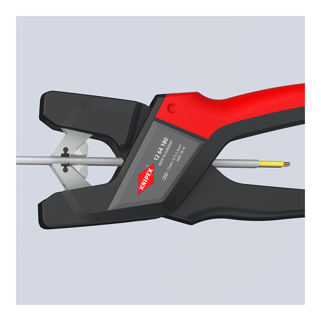 KNIPEX Spelafili automatico per cavi piatti 0,75-2,5mm² 180mm