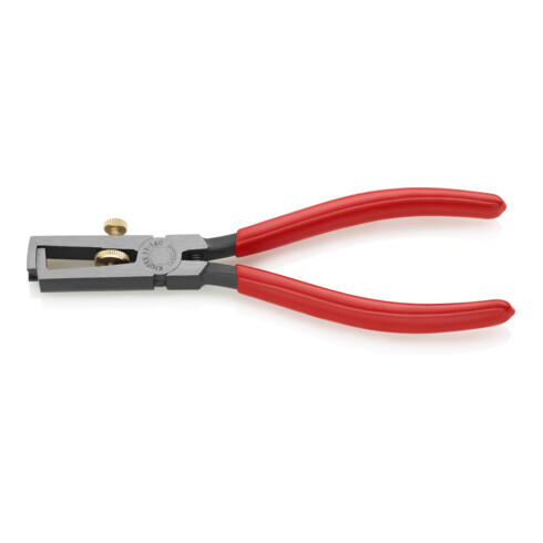 KNIPEX Spelafili bonderizzata nera, rivestita in plastica, 160mm