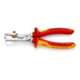 KNIPEX Spelafili con cesoia per cavi StriX® 13 66 180 cromata, VDE 180mm-1