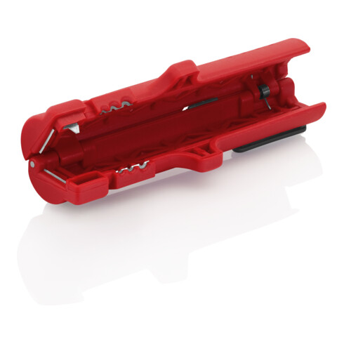 KNIPEX Spelafili per cavi piatti e tondi 16 64 125 SB, 125mm