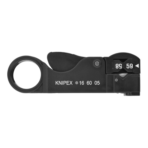 KNIPEX Spelafili per cavo coassiale 16 60 05 SB, 105mm