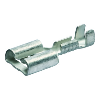 Knipex Steckverbinder unisoliert 6,3x0,8 mm² für Kabel 1,0-2,5 mm² AWG 17-14