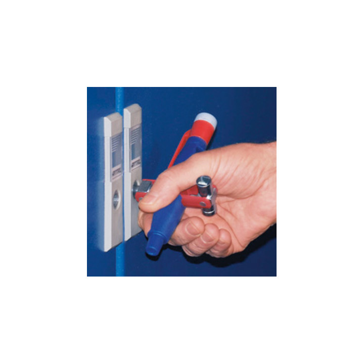 Knipex Stift-Schaltschrank-Schlüssel mit Spannungsfinder 155mm