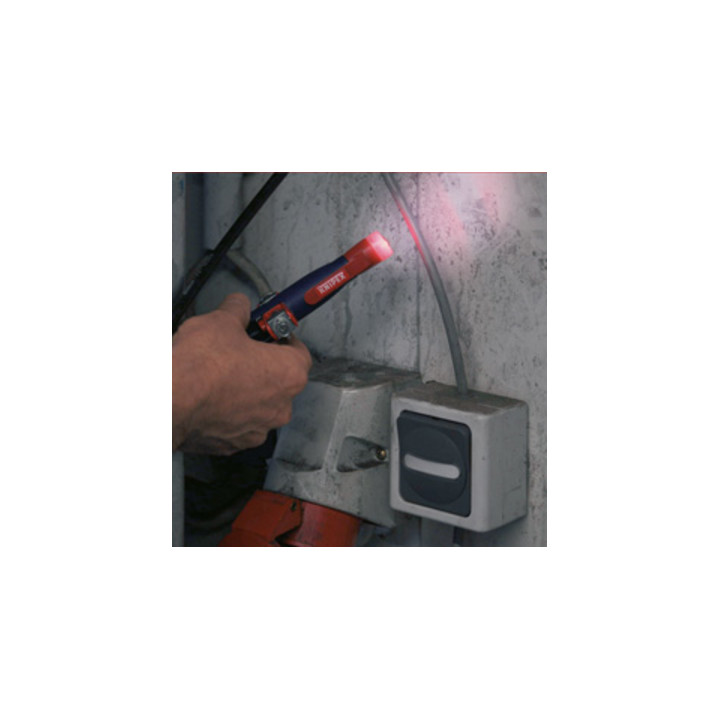 Knipex Stift-Schaltschrank-Schlüssel mit Spannungsfinder 155mm