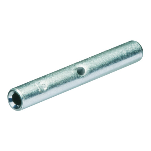 Knipex Stoßverbinder unisoliert 10,0 mm² AWG 7 Länge 15 mm