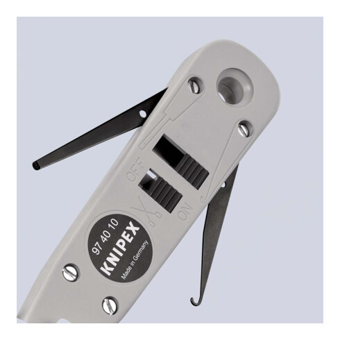 KNIPEX Strumento di cablaggio per LSA-Plus e affini 97 40 10, 175mm