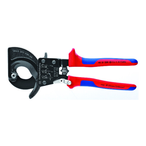 KNIPEX Tagliacavi 280mm con impugnatura multicomponente