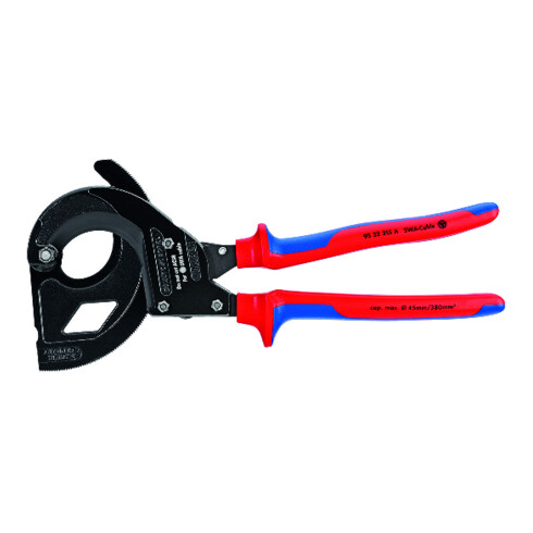 KNIPEX Tagliacavi 95 32 315 A per cavi armati in acciaio SWA, laccato nero, 315mm