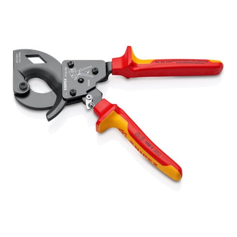KNIPEX Tagliacavi tot. L=280mm max. 52mm, 380mm², manicotti multicomponente VDE