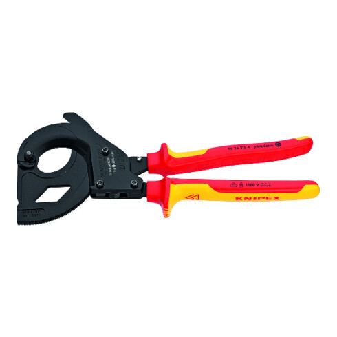 KNIPEX Tagliacavi 95 36 315 A per cavi armati in acciaio SWA, verniciato nero VDE, 315mm