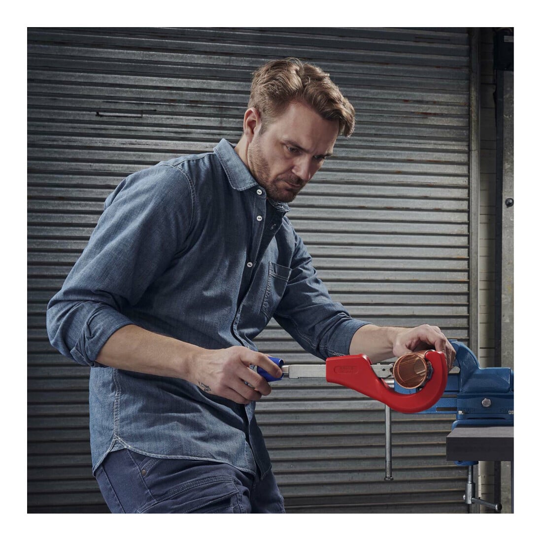 KNIPEX Tagliatubi TubiX, con regolazione rapida, per ⌀ fino a: 76mm