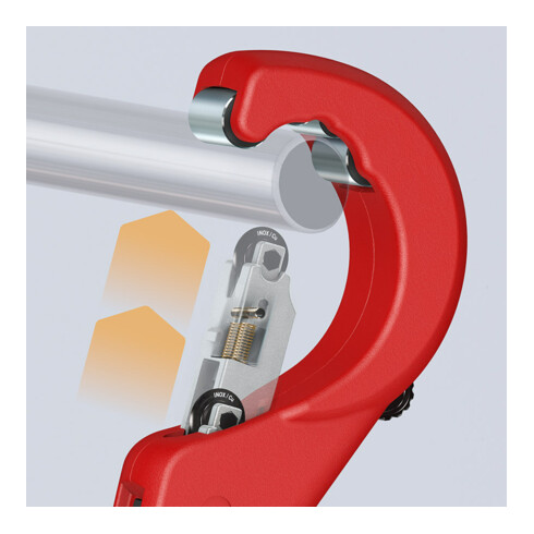 KNIPEX Tagliatubi TubiX, con regolazione rapida, per ⌀ fino a: 76mm