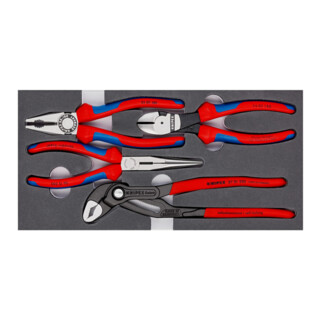 KNIPEX tangenset ''Basic'' in schuimrubberen inleg