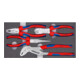 KNIPEX tangenset ''Basic Chrome'' in schuimrubberen inleg-1
