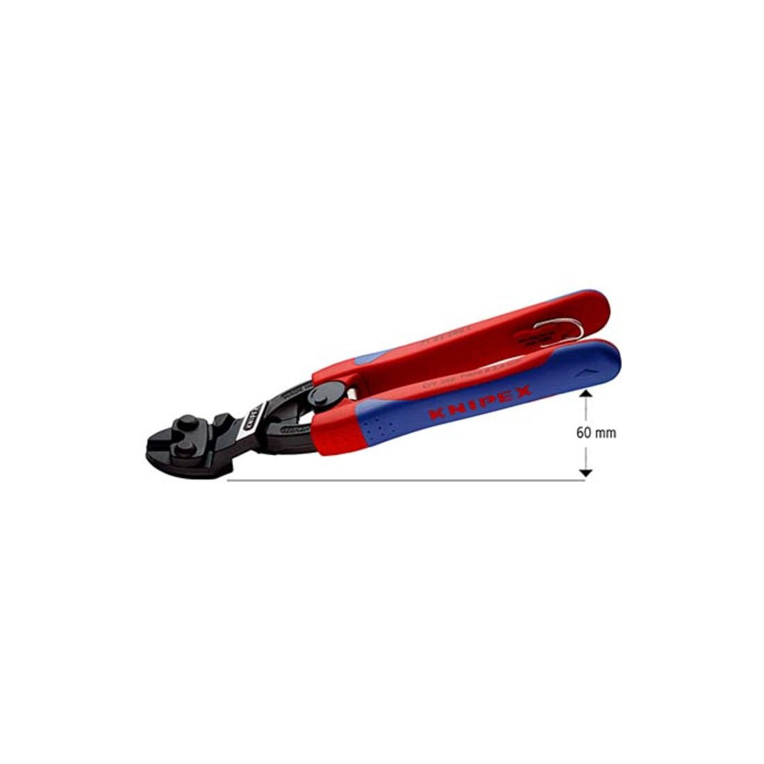 KNIPEX Tronchese CoBolt® 71 22 200 T BK, bonderizzata nera, 200mm