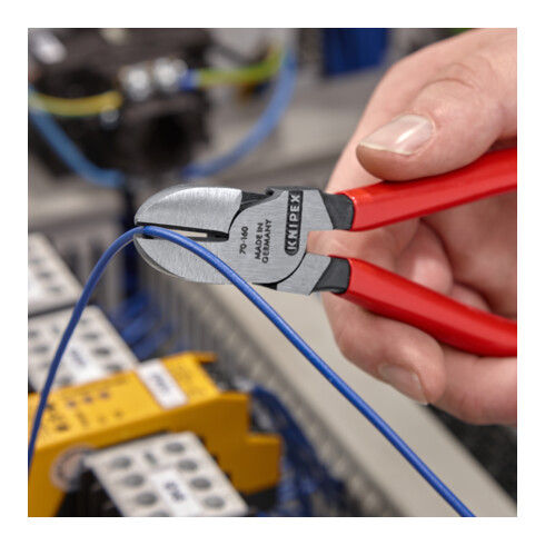 KNIPEX Tronchese laterale, bonderizzata nera