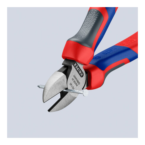 KNIPEX Tronchese laterale, nera bonderizzata lucida, con rivestimenti multicomponente