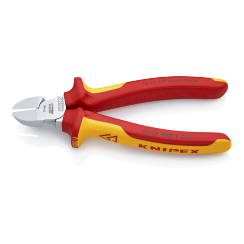 KNIPEX Tronchese laterale 70 26 160 cromata VDE 160mm