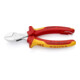 KNIPEX Tronchese laterale compatta X-Cut® 73 06 160 T con occhiello di fissaggio, cromata VDE, 160mm-1