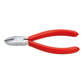 KNIPEX Tronchese laterale cromata con rivestimento in plastica, 125mm