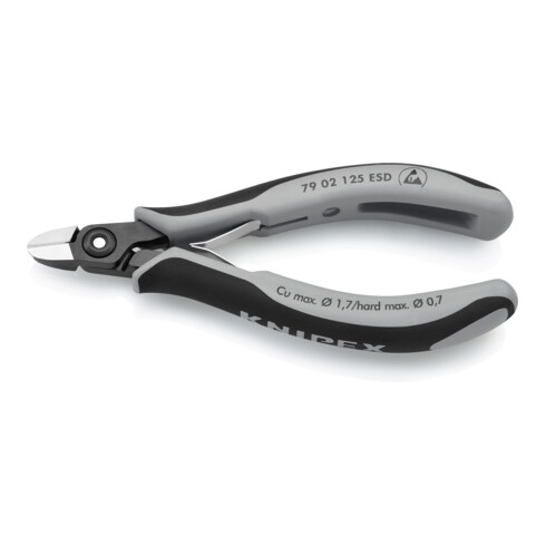 KNIPEX Tronchese laterale di precisione per elettronica 79 02 125 ESD, 125mm