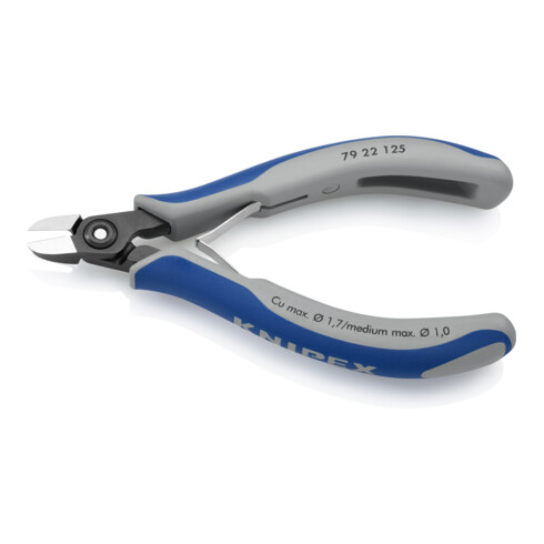 KNIPEX Tronchese laterale di precisione per elettronica 79 22 125, brunita 125mm