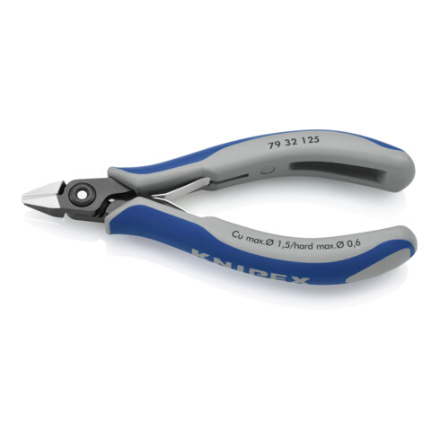KNIPEX Tronchese laterale di precisione per elettronica 79 32 125, brunita 125mm