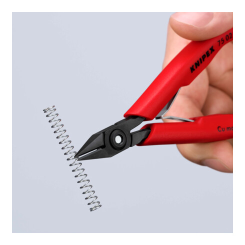 KNIPEX Tronchese laterale per elettronica, brunita