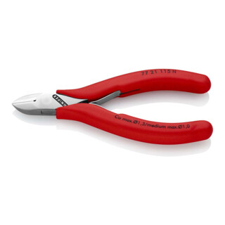 KNIPEX Tronchese laterale per elettronica 77 21 115 N con snodo, 115mm