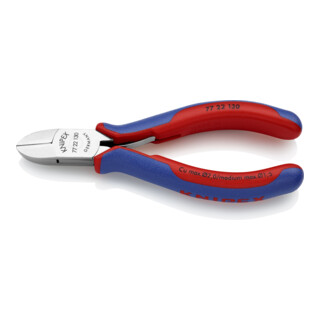 KNIPEX Tronchese laterale per elettronica 77 22 130, 130mm