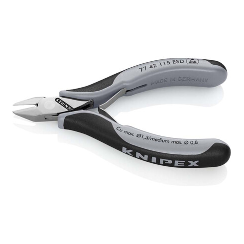 KNIPEX Tronchese laterale per elettronica 77 42 115 ESD, 115mm