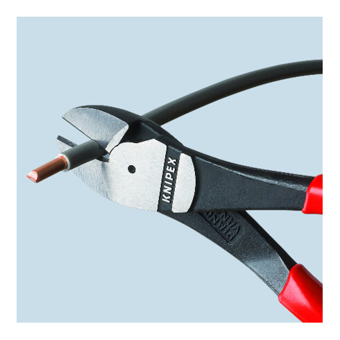 KNIPEX Tronchese laterale tipo forte 74 21 200 bonderizzata nera, 200mm