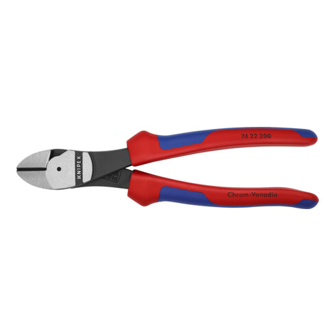 KNIPEX Tronchese laterale tipo forte 74 22 200, bonderizzata nera, 200mm