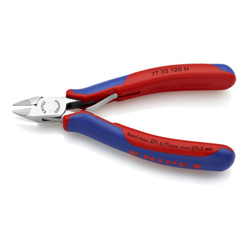 KNIPEX Tronchese per elettronica 77 32 120 H con tagliente laterale in metallo duro, 120mm