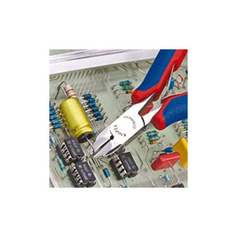 KNIPEX Tronchese per elettronica 77 32 120 H con tagliente laterale in metallo duro, 120mm