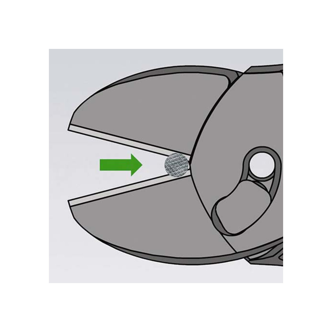KNIPEX TwinForce®, Pince coupante de côté haute performance Knipex