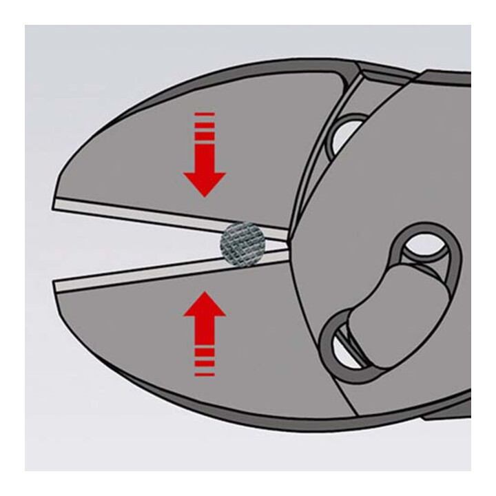 KNIPEX TwinForce®, Pince coupante de côté haute performance Knipex