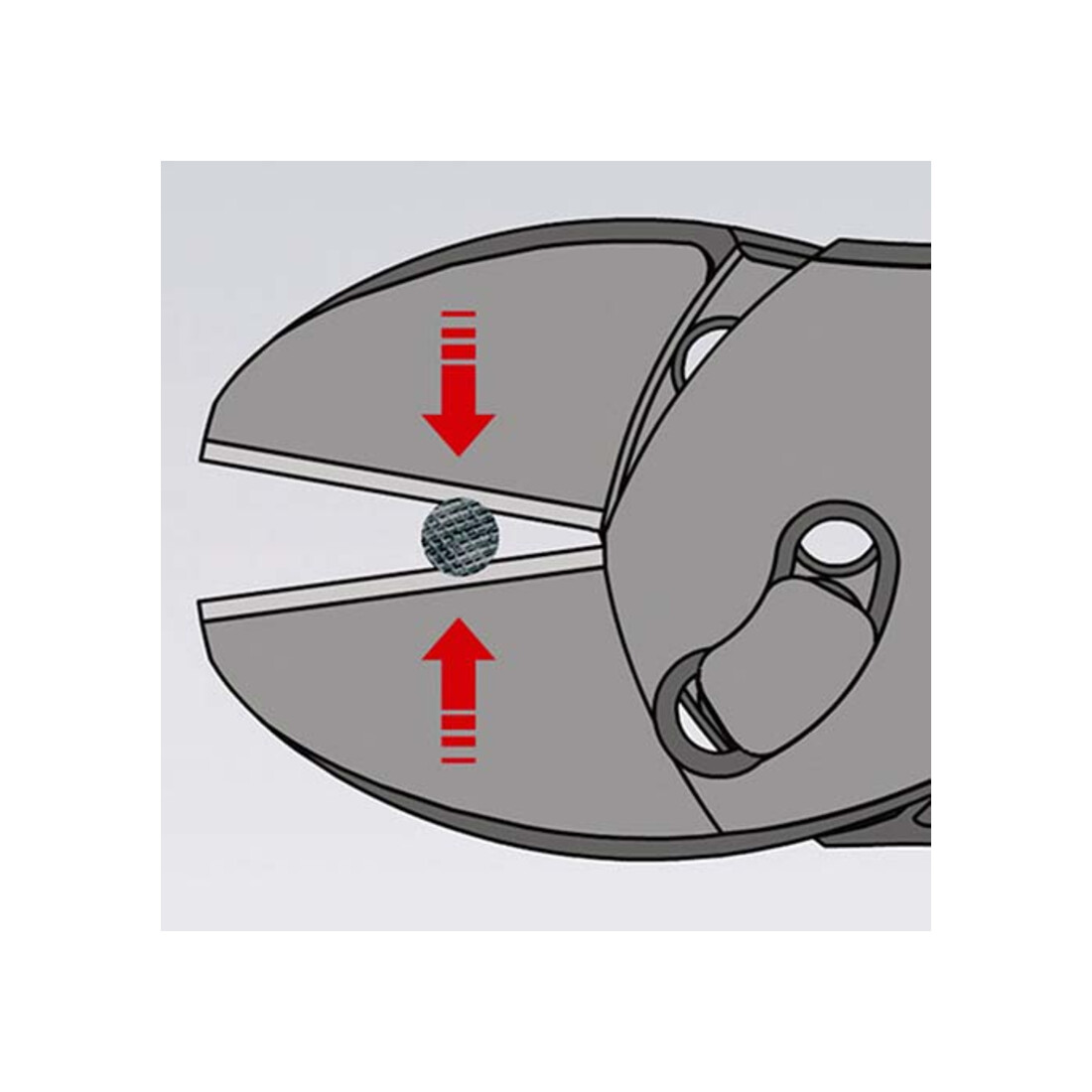 KNIPEX TwinForce®, Pince coupante de côté haute performance Knipex