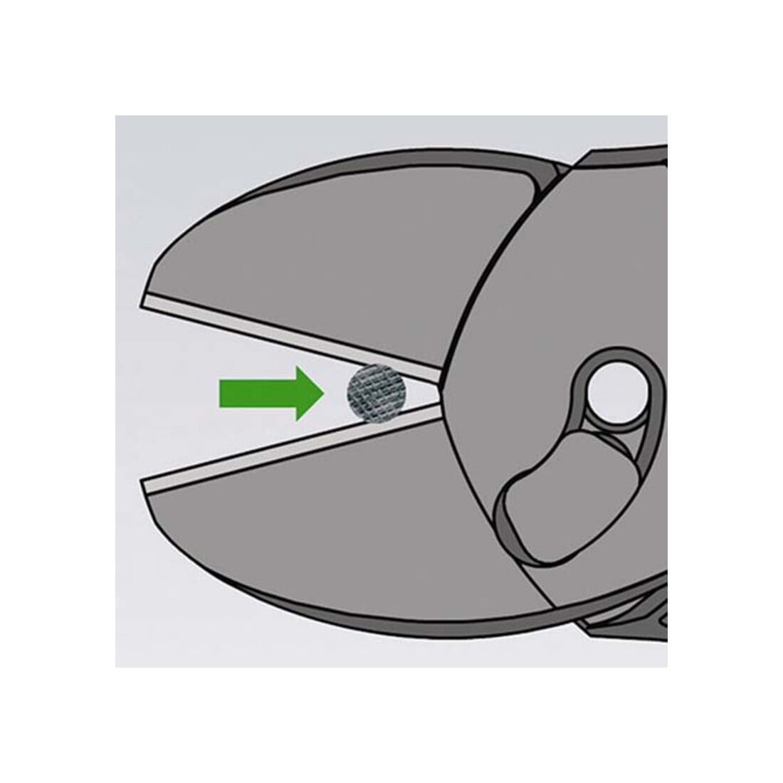 Coupeuse latérale électrique Knipex à manchon pol.2K
