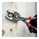 KNIPEX TwinGrip voorkant- en zijknijptang met comfortgrepen grijs 250 mm 82 02 250