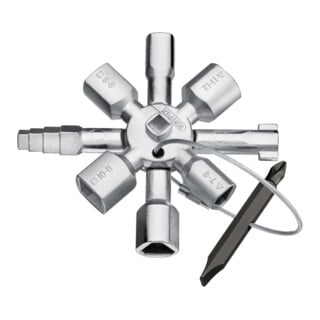 KNIPEX TwinKey®, pour toutes les armoires et systèmes de fermeture standard Knipex