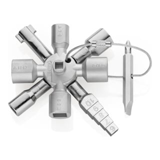 KNIPEX TwinKey®, pour toutes les armoires et systèmes de fermeture standard Knipex