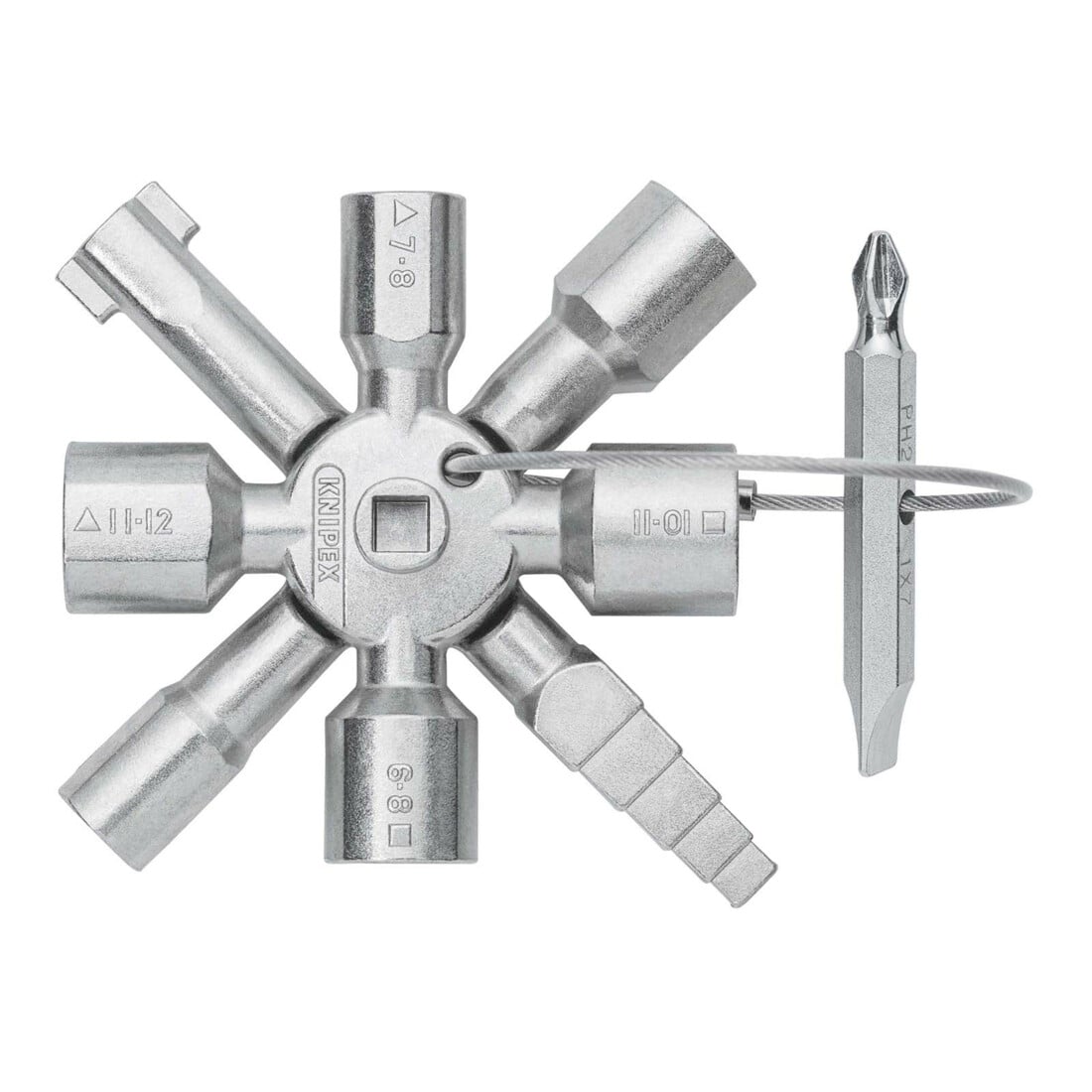 KNIPEX TwinKey®, pour toutes les armoires et systèmes de fermeture standard Knipex
