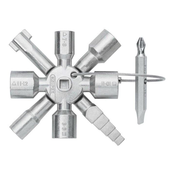 KNIPEX TwinKey®, pour toutes les armoires et systèmes de fermeture standard Knipex