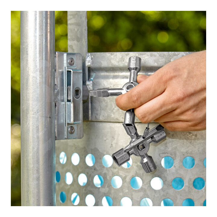 KNIPEX TwinKey®, pour toutes les armoires et systèmes de fermeture standard Knipex